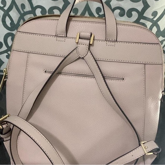 Michael Kors Rhea Slim Backpack - Blush Pink with Gold Hardware - Picture 5 of 7